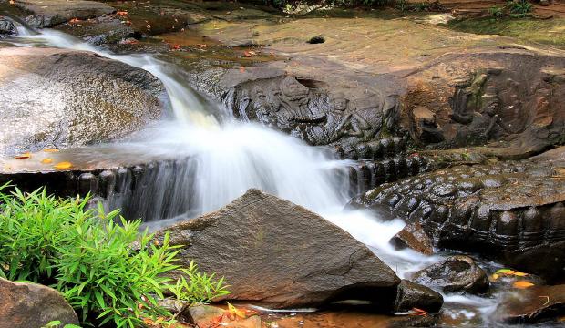 Kbal Spean Waterfalls & Temples